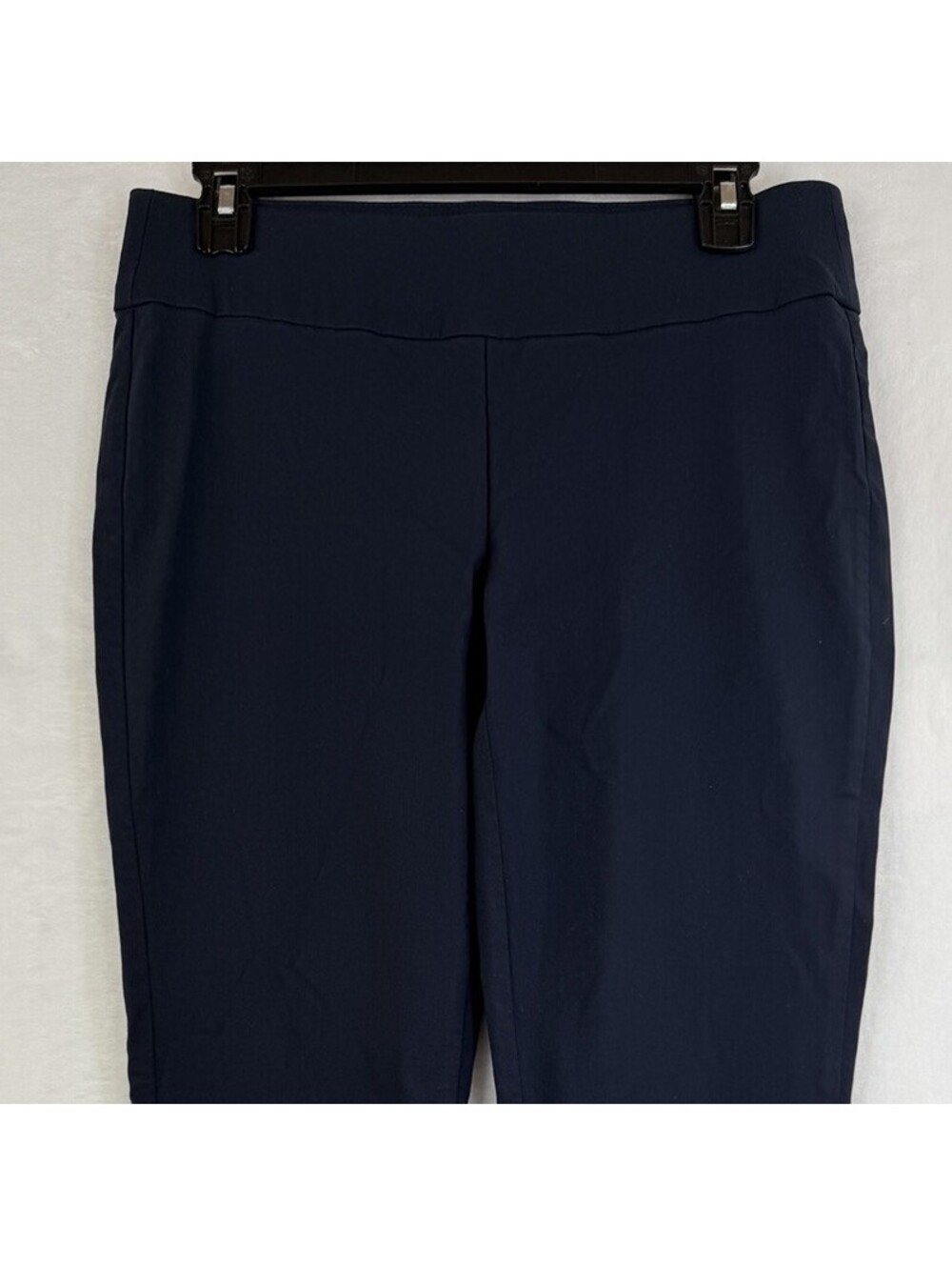 Christopher And Banks Signature Slimming Pants 4 Navy Blue Pull On Womens